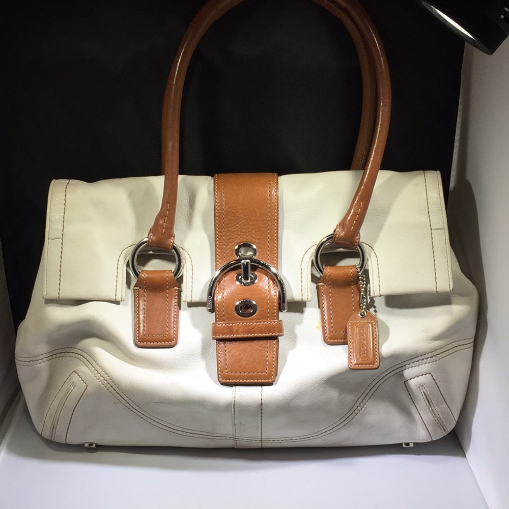 Coach and leather bag!